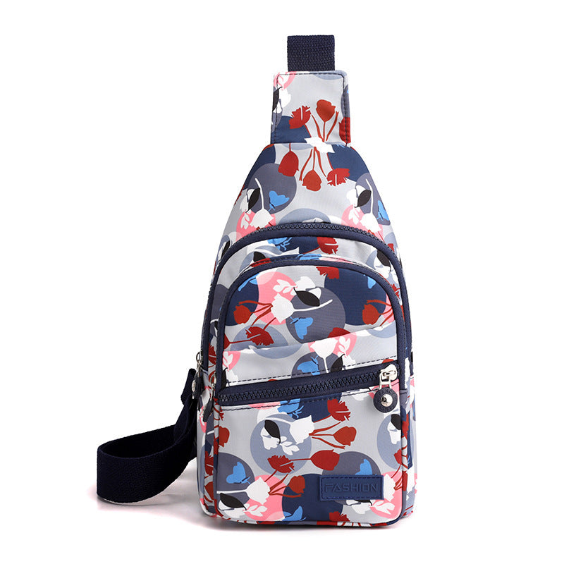 Floral Design Sling Tote