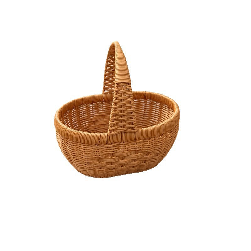 Handcrafted Woven Market Basket Kalsten