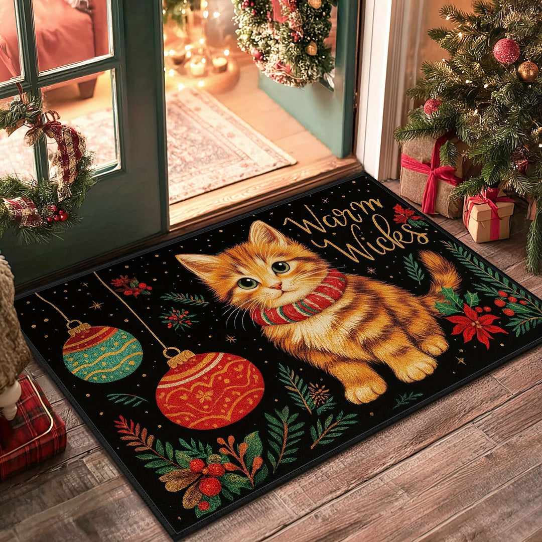 Decorative Cat Themed Area Rug for Home