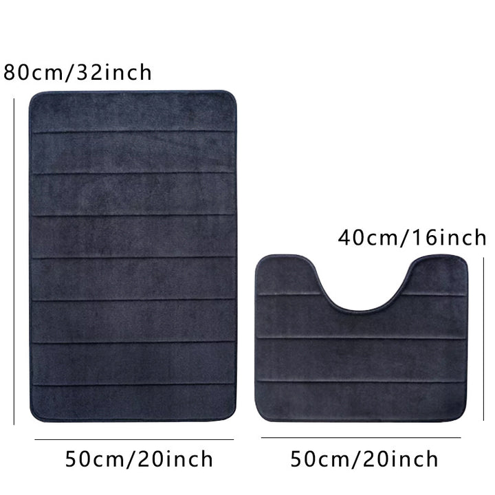 Bathroom Mat Set Kalsten