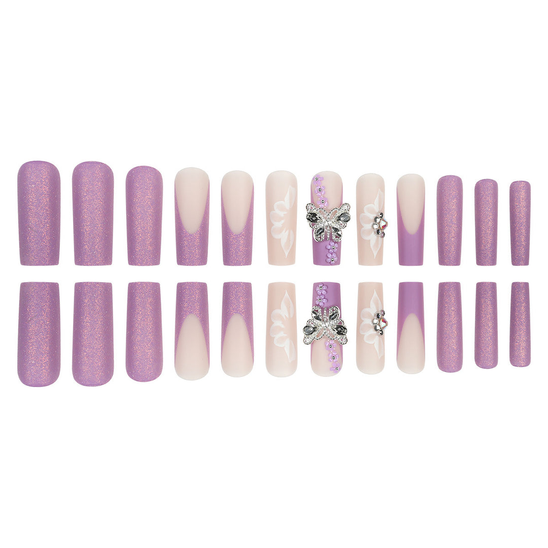 Decorative Long Stiletto Nail Art Set Kalsten