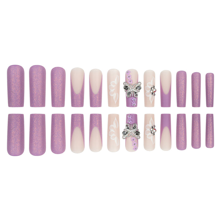 Decorative Long Stiletto Nail Art Set Kalsten