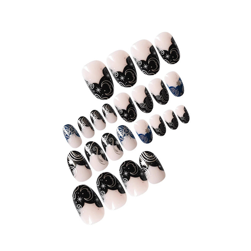 Artistic Galaxy-Themed Press-On Nails Kalsten
