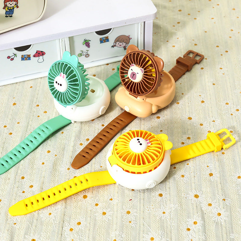 Ladies Portable Hand Fan in Cute Animal Design Kalsten