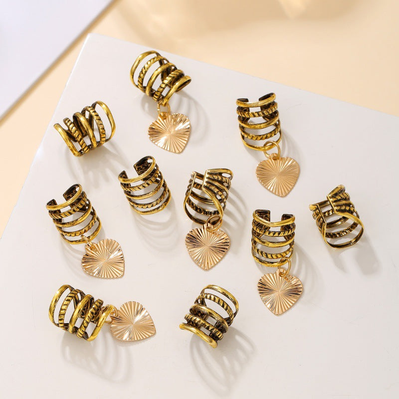 Stylish hair clips with shell pattern Kalsten