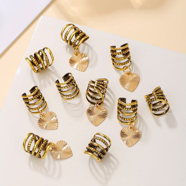 Stylish hair clips with shell pattern Kalsten
