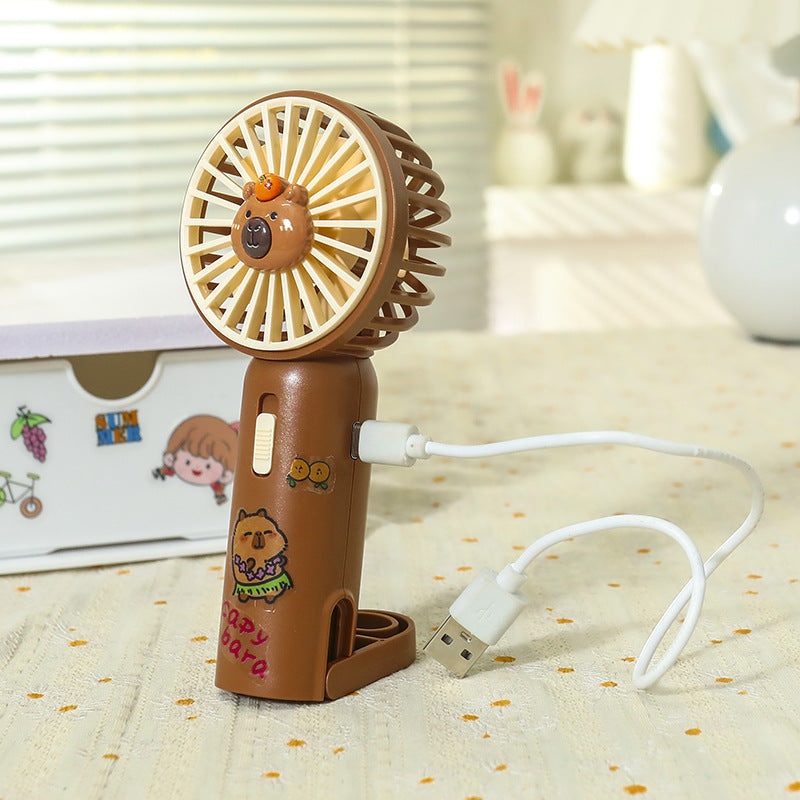 Women's Portable Mini Hand Fan with Creative Animal Designs Kalsten