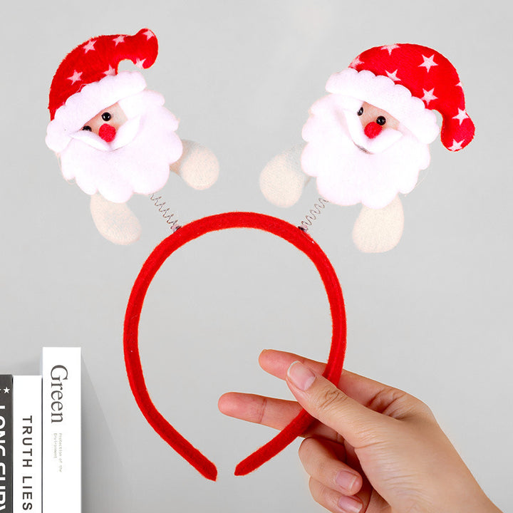 Festive Reindeer Antler Headband