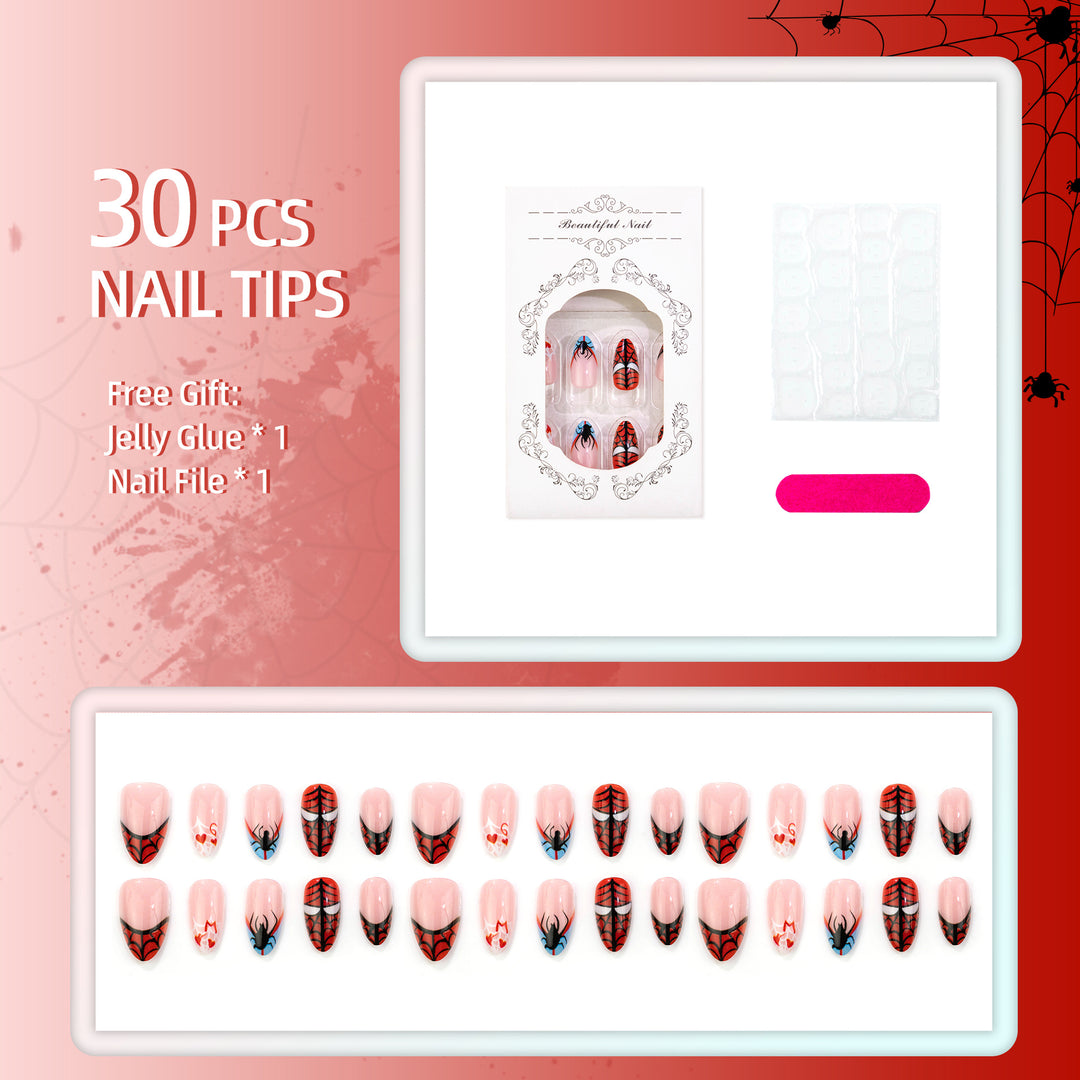 Themed Spider-Man Graphic Press-On Nails Kalsten