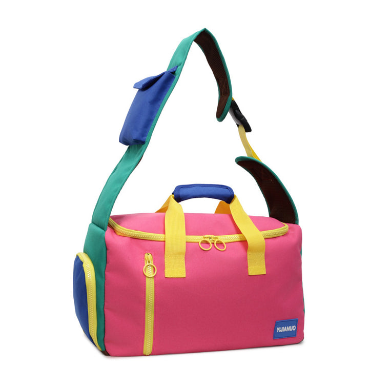 Colorful Multi-Pocket Active Travel Duffle Bag Kalsten