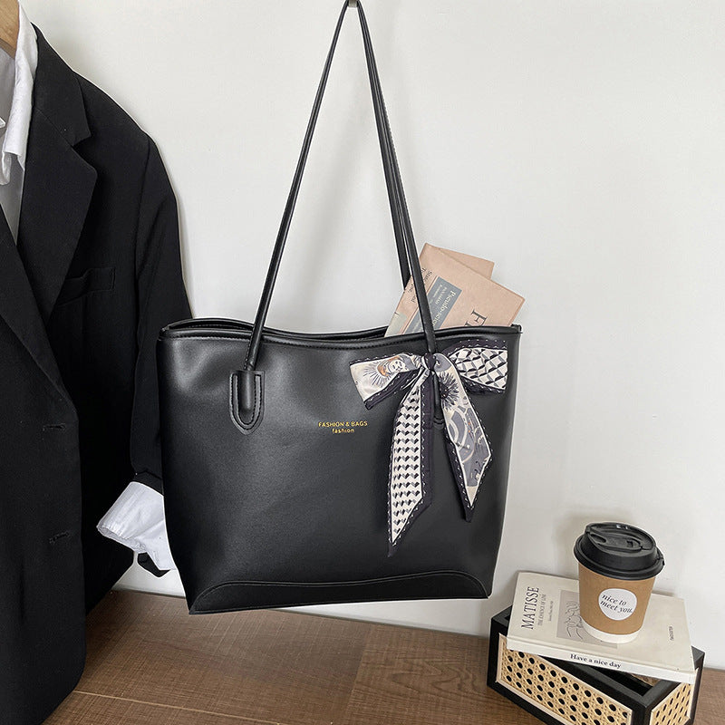 Elegant Faux Leather Tote Bag