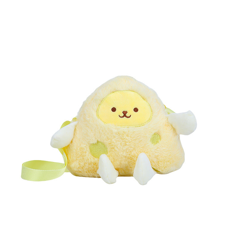 Cute Plush Character Crossbody Bag