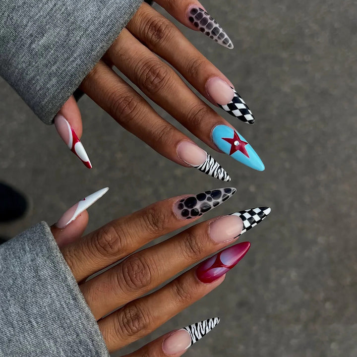 Artistic Press-On Nail Set Kalsten
