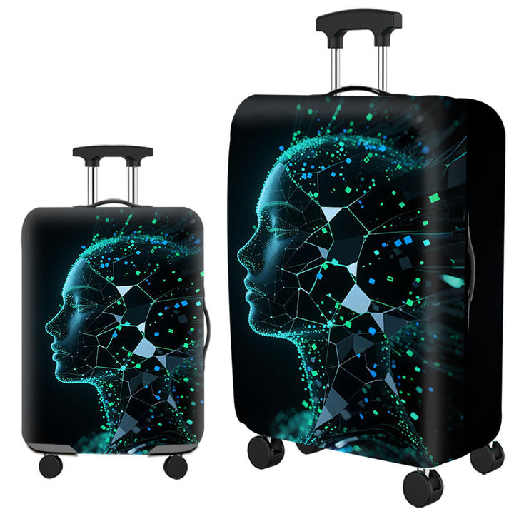 Unisex Hard-shell Suitcase with Playful Hedgehog Design Kalsten