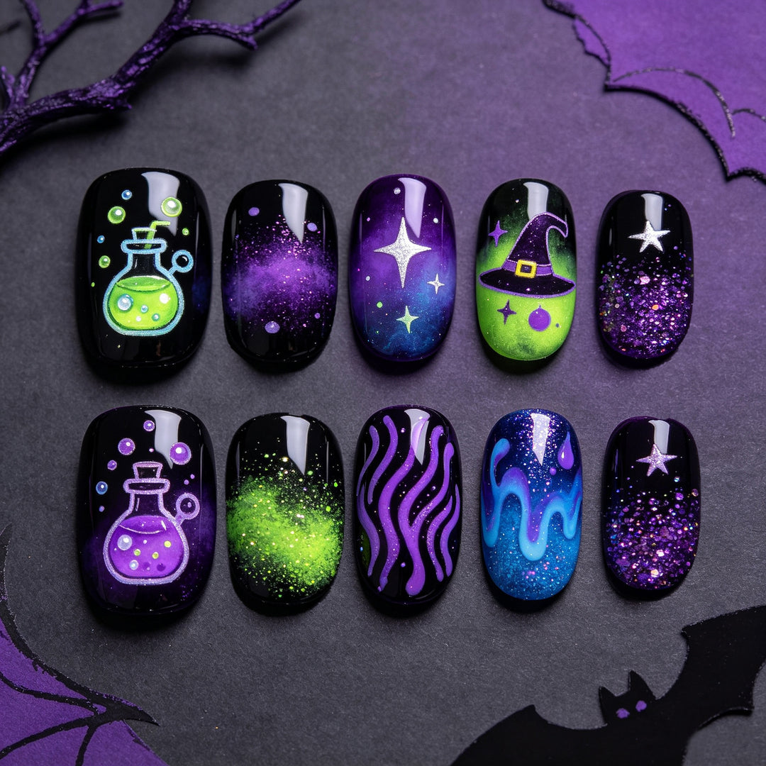 Creative Halloween Nail Art Set Kalsten