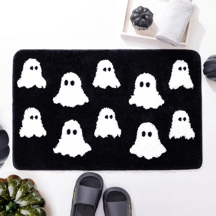 Halloween-Themed Ghost Bath Mat Kalsten