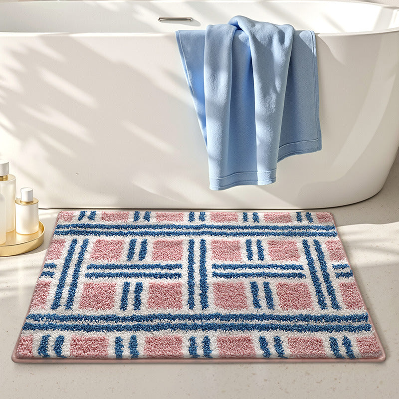 Playful UFO-Themed Bathroom Rug