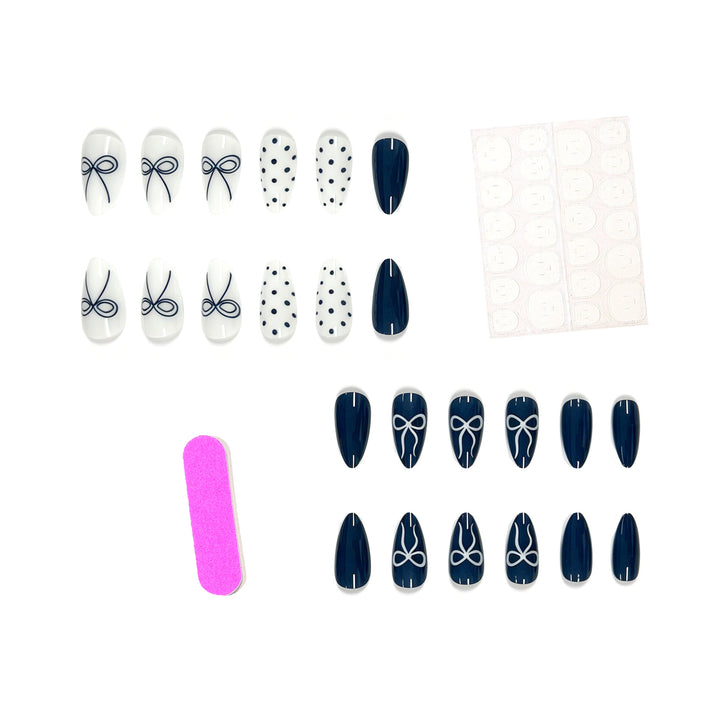 Nautical-Inspired Gel Nail Art Kalsten