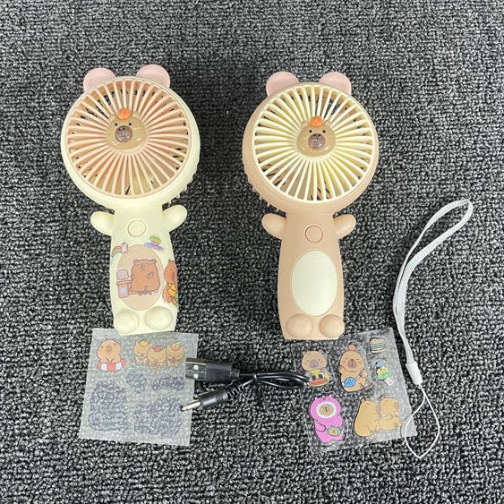 Unisex Portable Hand Fan in Playful Bear Design Kalsten