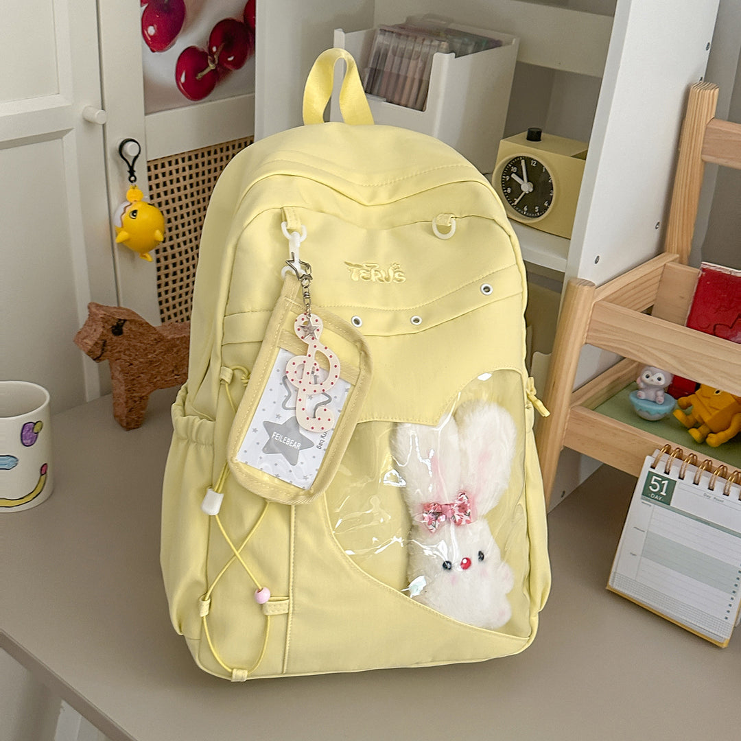 Cute Character-Themed Transparent Backpack Kalsten