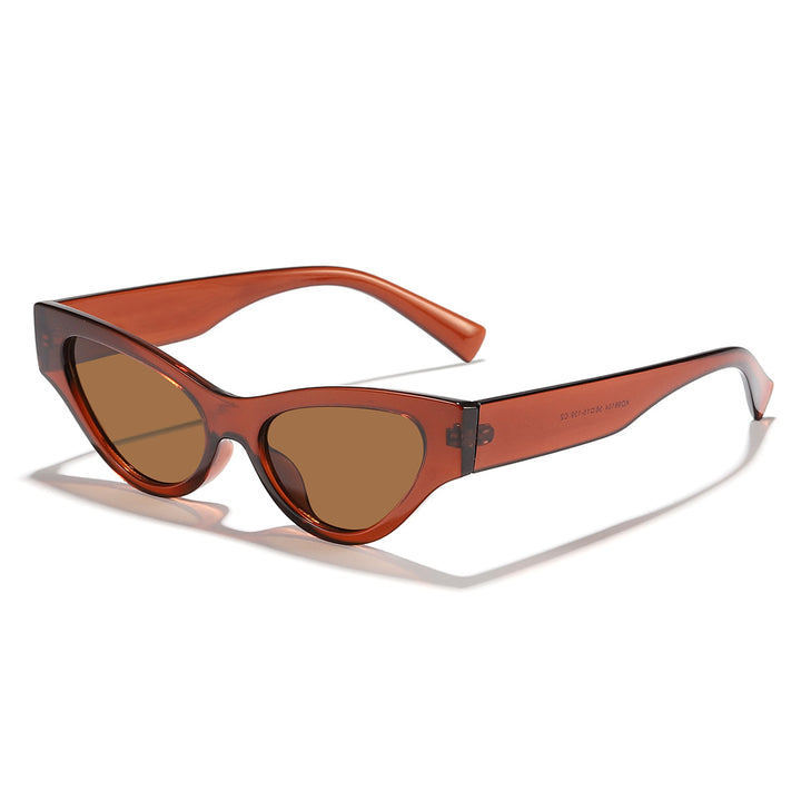 Women Cat-Eye Sunglasses with elegant, transparent frame and UV protection Kalsten