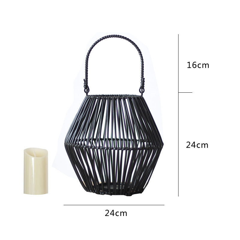 Decorative basket with handle Kalsten