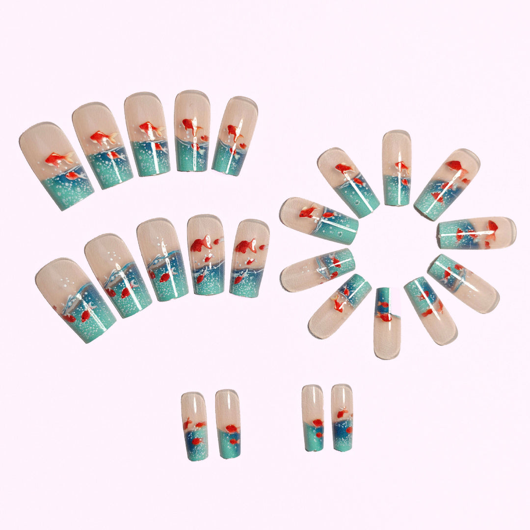 Aquatic Fantasy Nail Art Kalsten