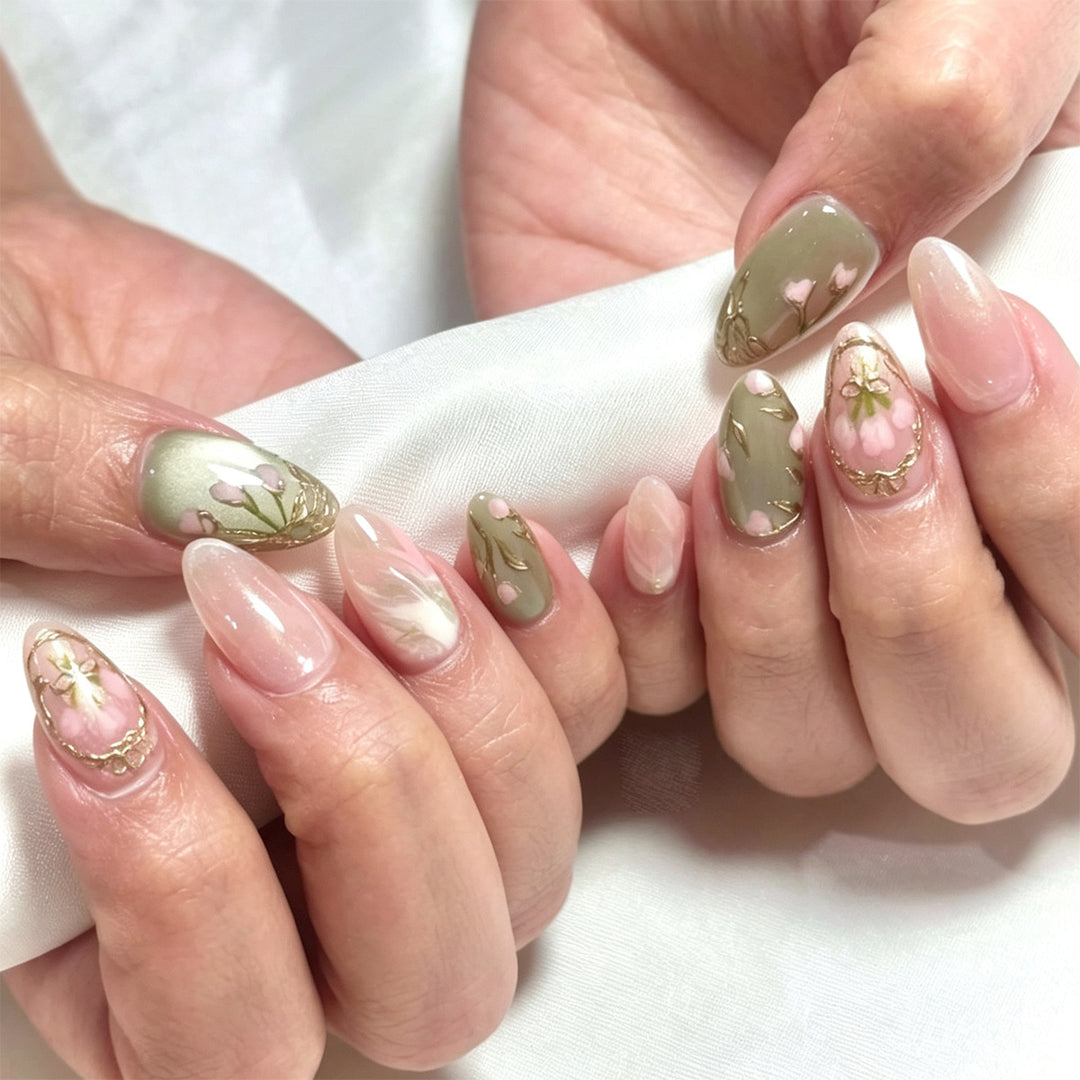 Premium Press-On Nail Art Set