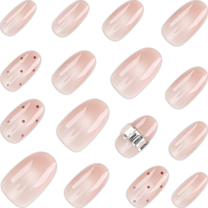 Elegant Decorative Press-On Nail Set with Accents Kalsten