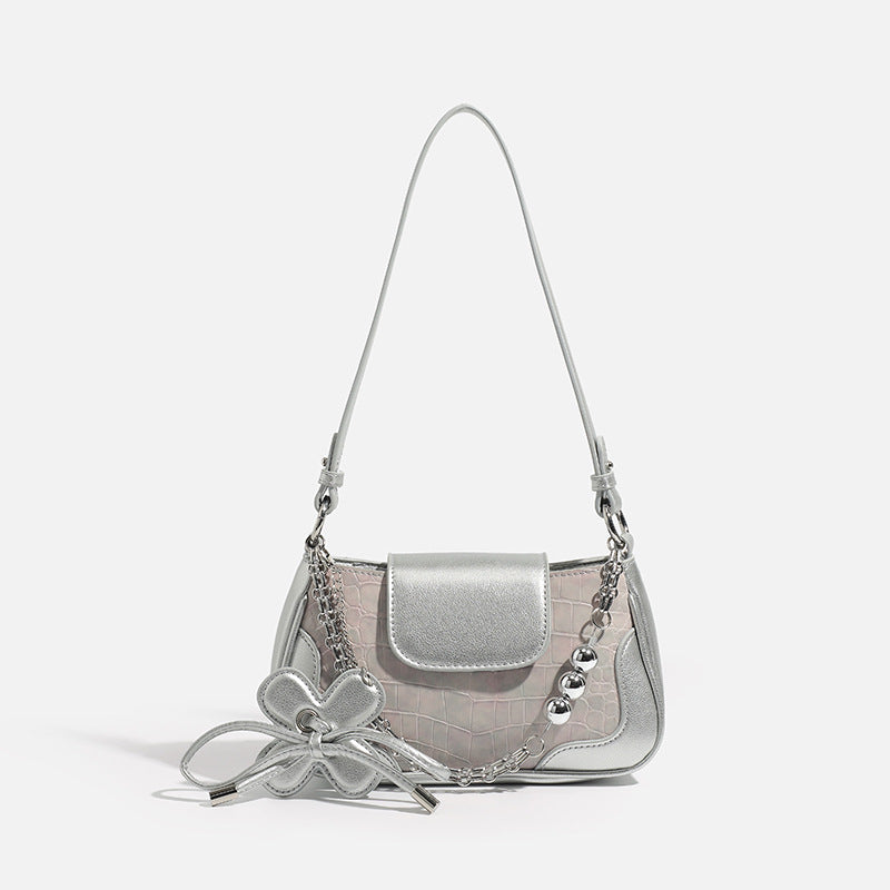 Chic Crocodile Pattern Handbag