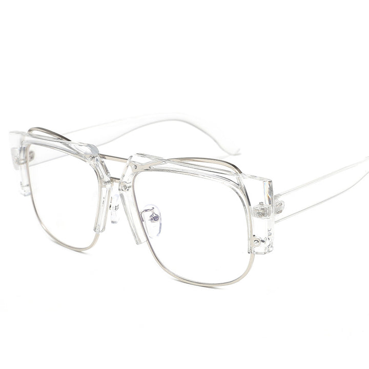 Women Fashion Square Sunglasses with Unique Chain Design Kalsten