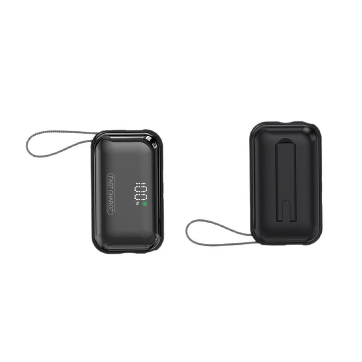 Portable power bank with integrated charging cable and LED charging status display Kalsten