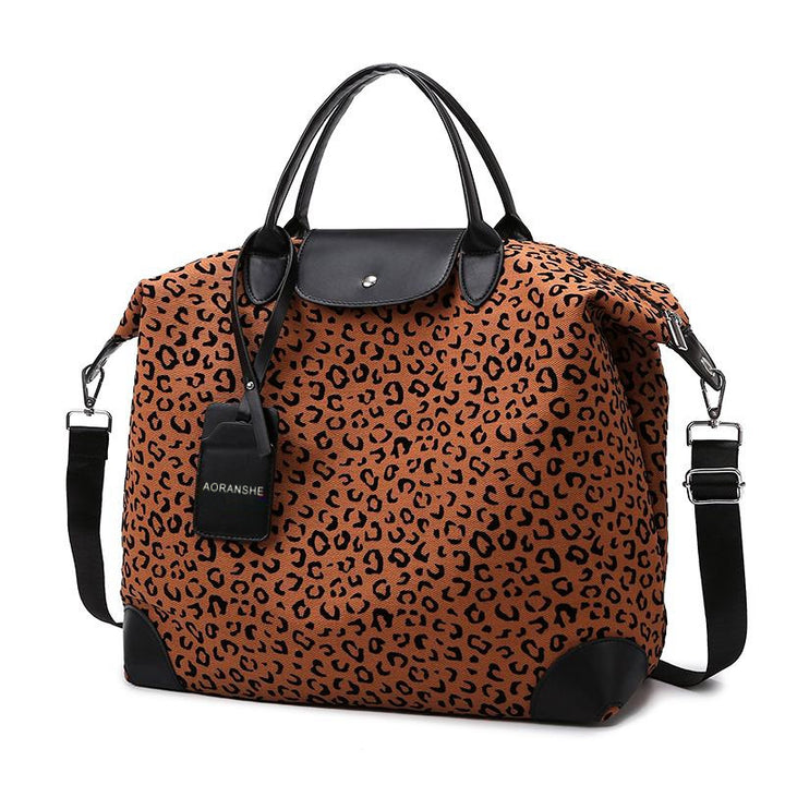 Stylish Animal Print Weekend Duffel Bag