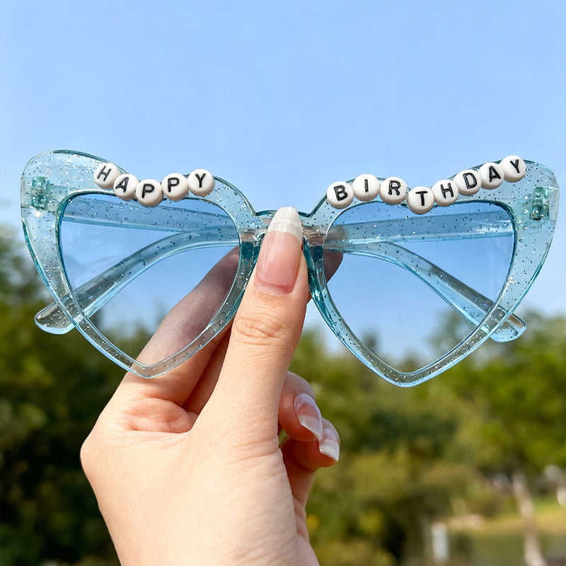 Fun Themed Heart-Shaped Sunglasses Kalsten