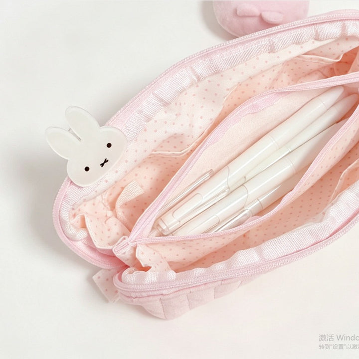 Multi-Compartment Plush Storage Pouch