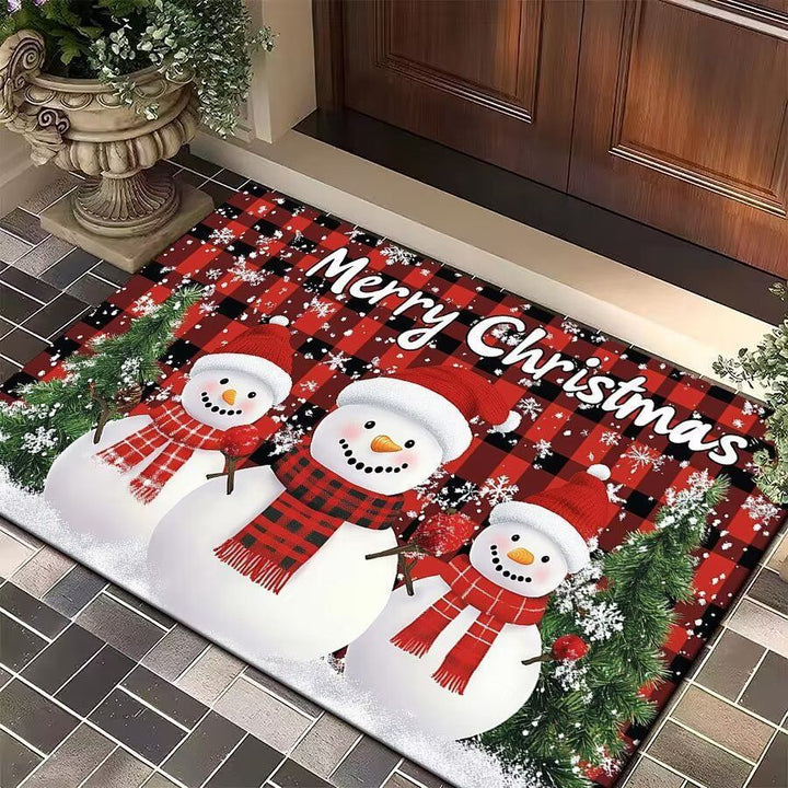 Floral Themed Welcome Mat Kalsten