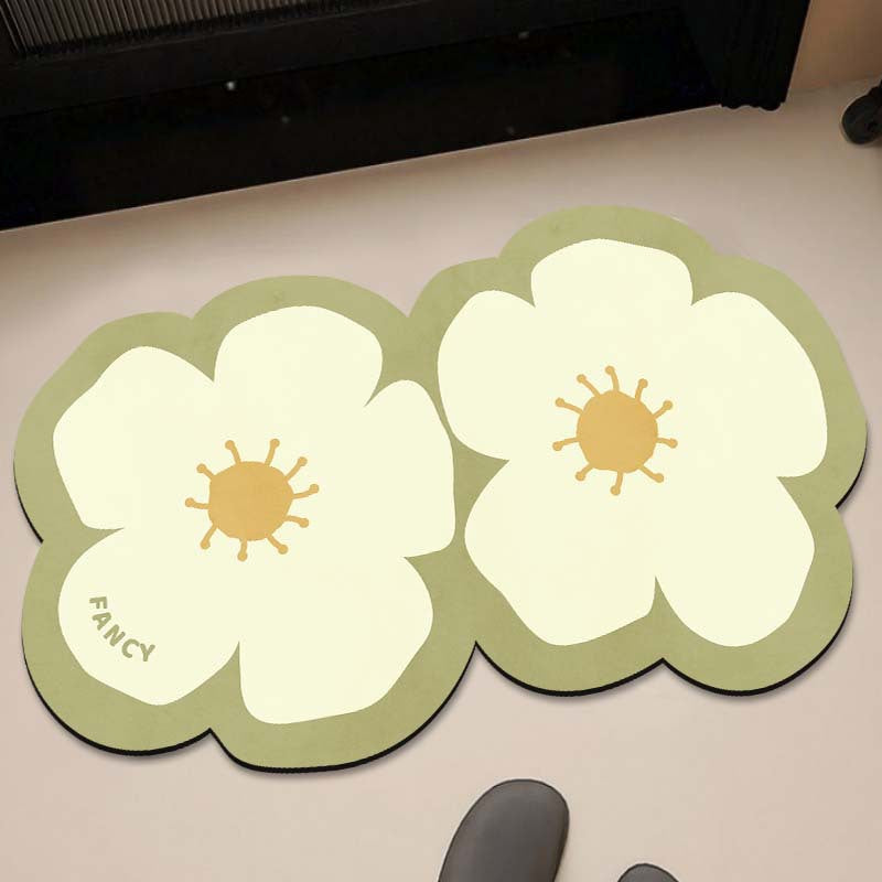 Floral-Themed Kitchen Runner Mat Kalsten