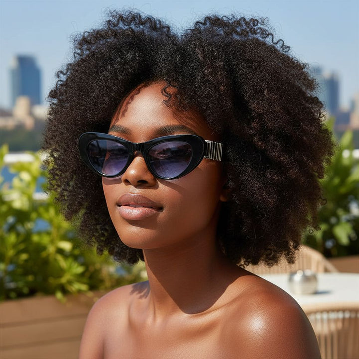 Women's Designer Sunglasses with Luxurious Metal Frame and Stylish Decorations Kalsten