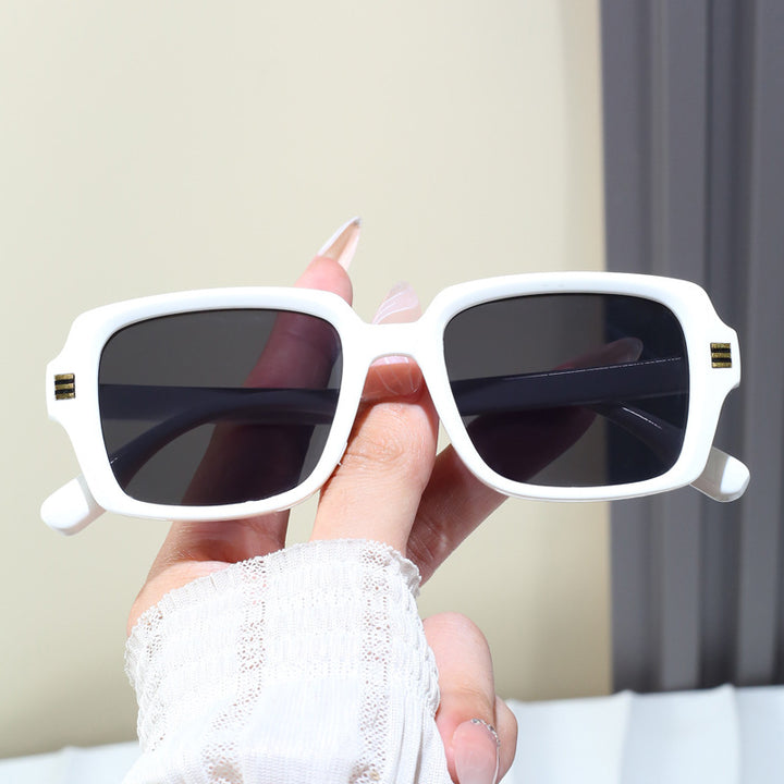 Women's fashionable square sunglasses with textured frame Kalsten