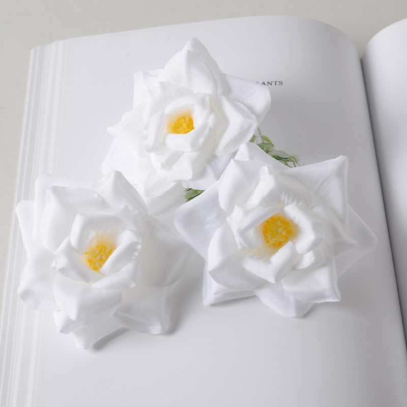 Elegant Fabric Flower Hair Clusters