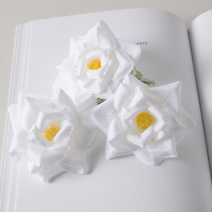 Elegant Fabric Flower Hair Clusters