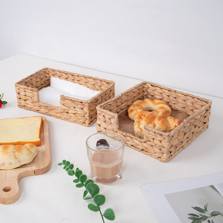 Handcrafted Natural Wicker Organizer Kalsten