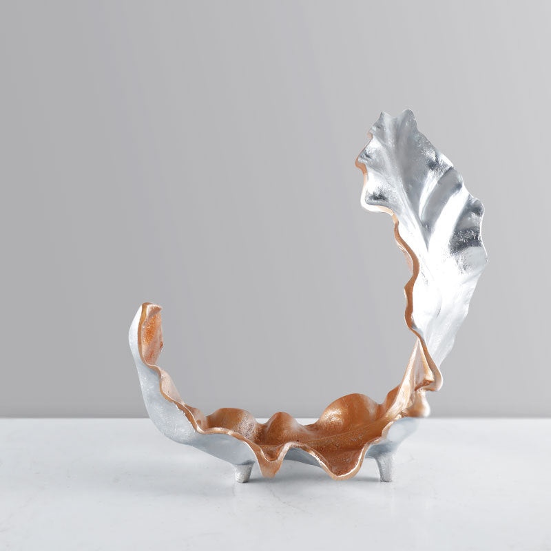 Decorative Leaf-Shaped Sculpture