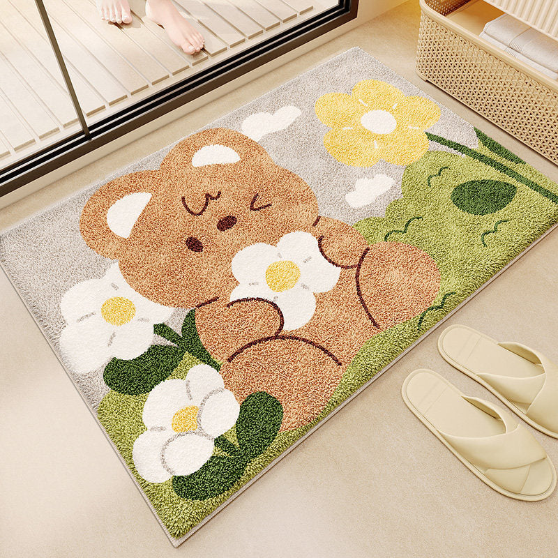 Fun Monster-Themed Bathroom Mat Kalsten