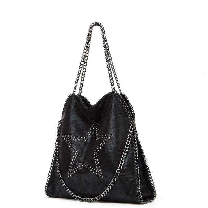 Chic Studded Star Handbag