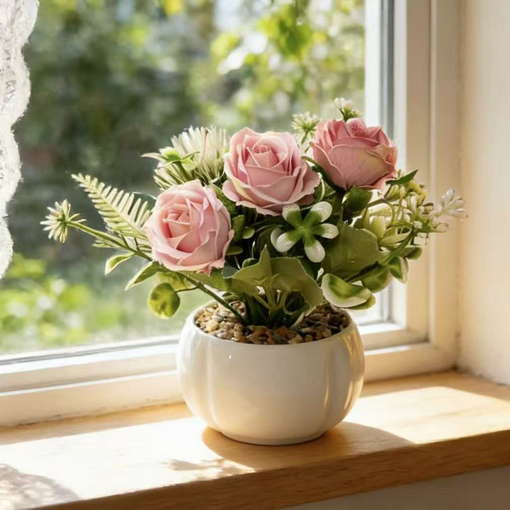 Decorative Miniature Floral Arrangement