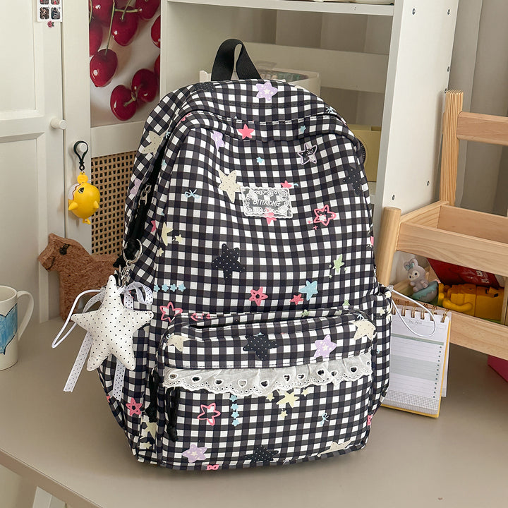 Cute Illustrated Casual Backpack Kalsten