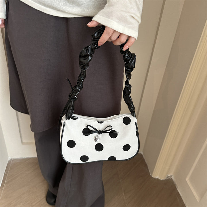Casual Polka Dot Handbag
