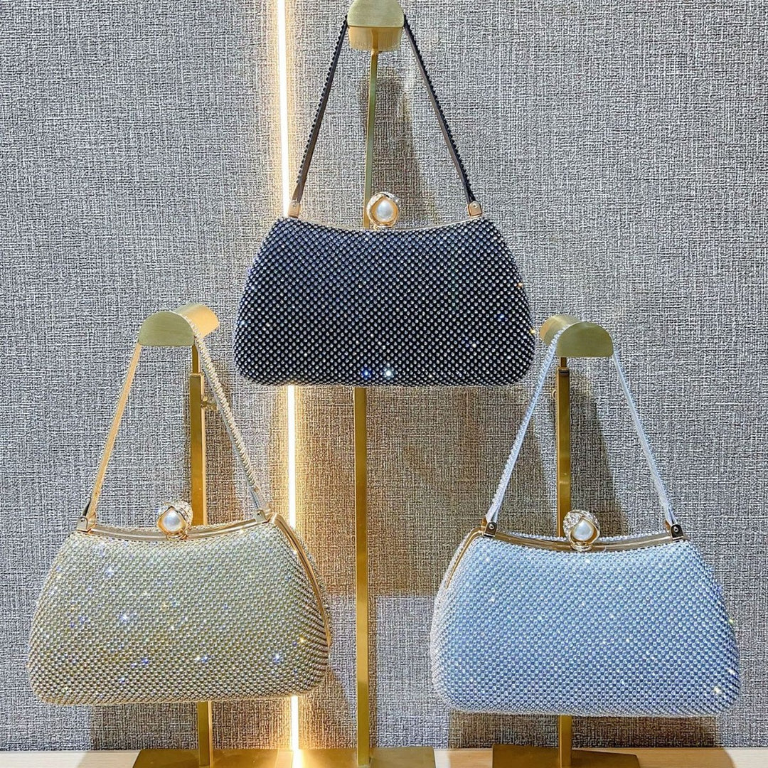 Rhinestone-Encrusted Evening Handbag
