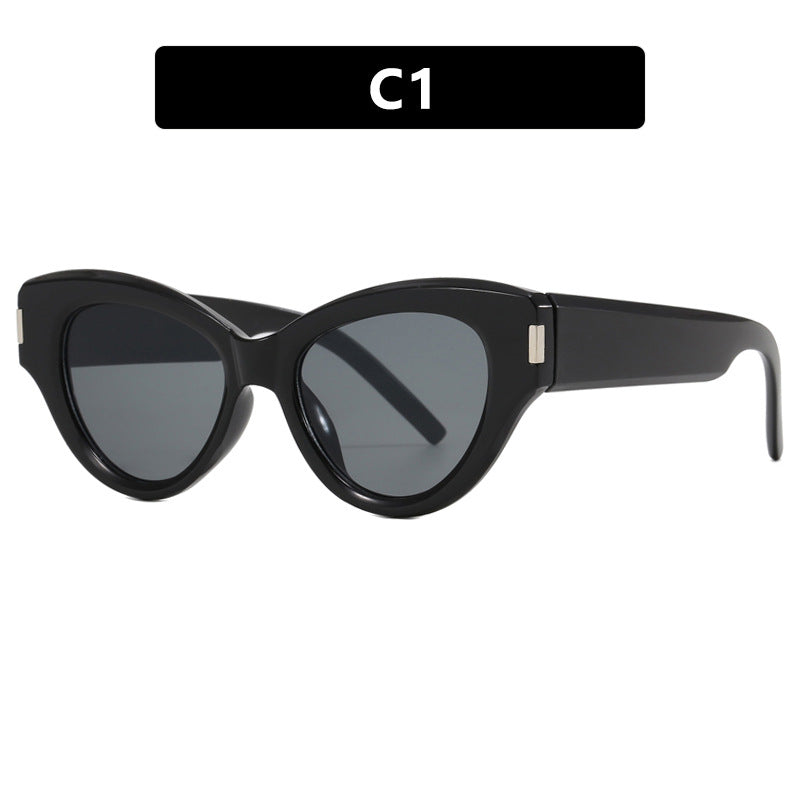 Ladies stylish Cat-Eye sunglasses with transparent frame Kalsten